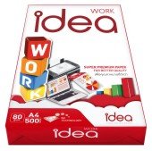 Idea Work 80gsm A4 Copier Paper - White (5 reams)