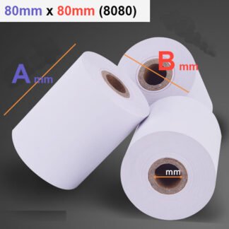 Thermal Paper Roll - 80mm x 80mm x17mm