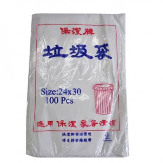 Rubbish Bag 24″x30″ white 100’s